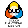 color universal design organization logo