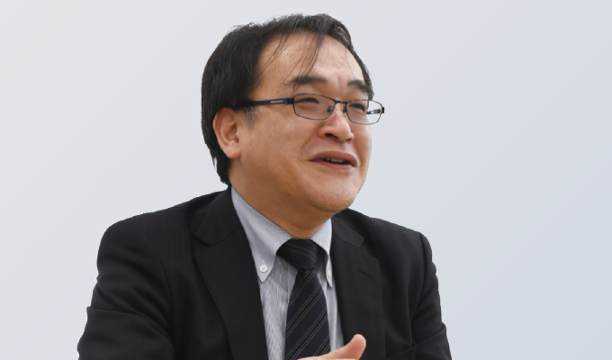 Group Information Systems Department Manager Shinji Ueno