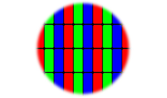 彩色滤光片的 RGB 图案图像