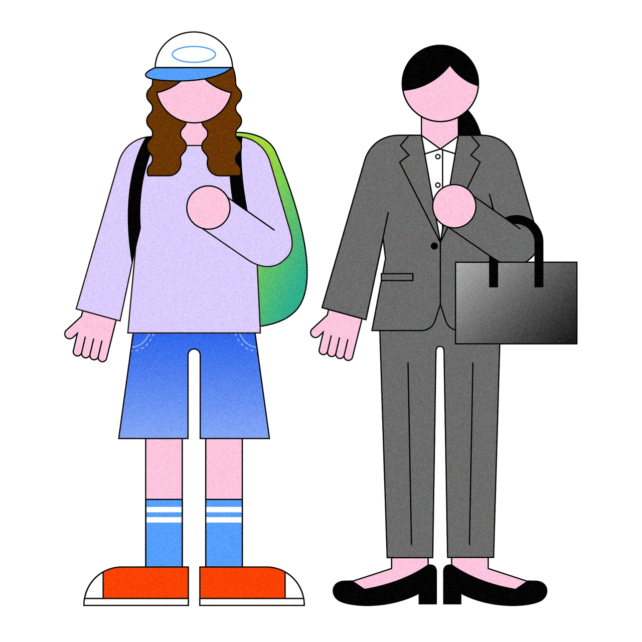 The Fluctuation between Casual and Business