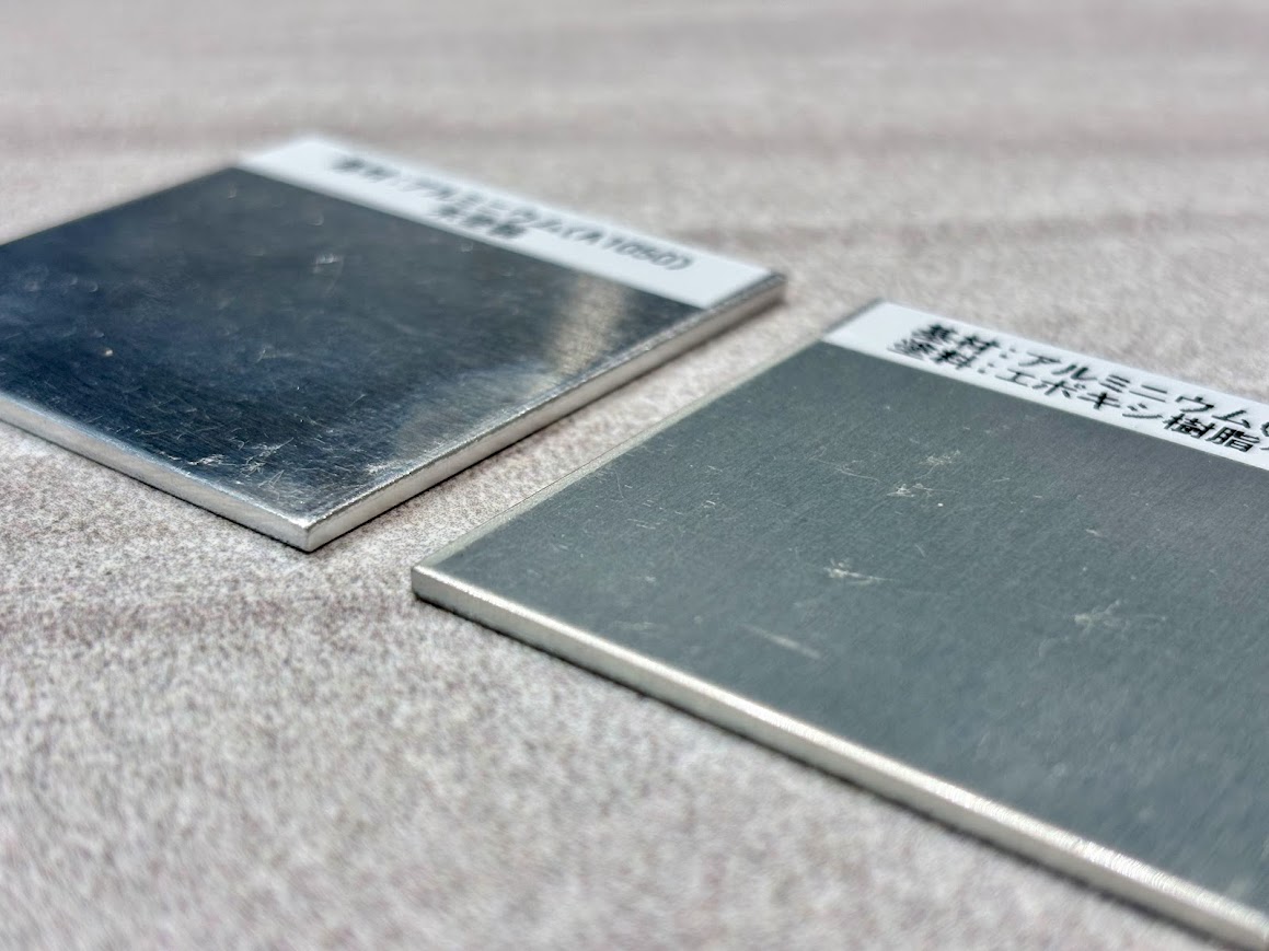 Example of coating on aluminum.