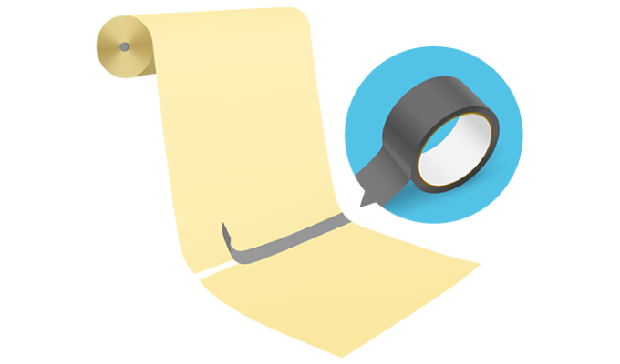 Base material joining tape (Splice tape)