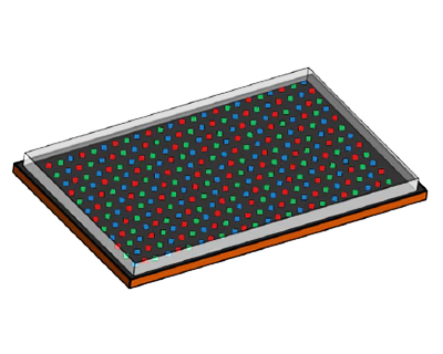 Image of micro LED encapsulant