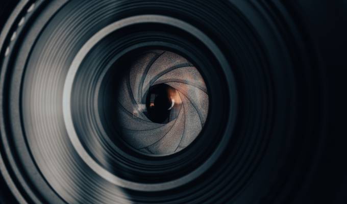 Camera lens image
